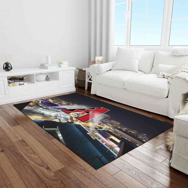 Arizona Diamondbacks Area Rug Mlb Team Logo Carpet Living Room Rugs V6692