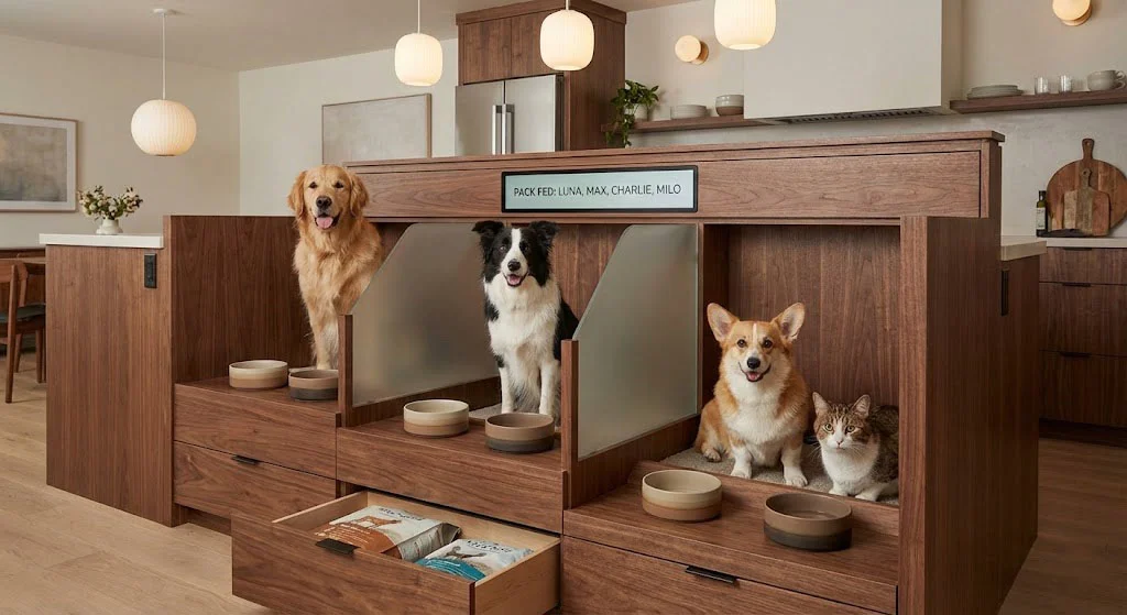 pegoca_multi_pet_dog_bowl_stand_wood_1
