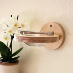 The Zen-Ring Floating Pet Feeder – Handcrafted Wall-mounted Station for Cats & Small Dogs (3)